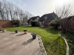 Garten - Freistehendes Einfamilienhaus mit großer Garage in beliebter Wohnlage von Glehn