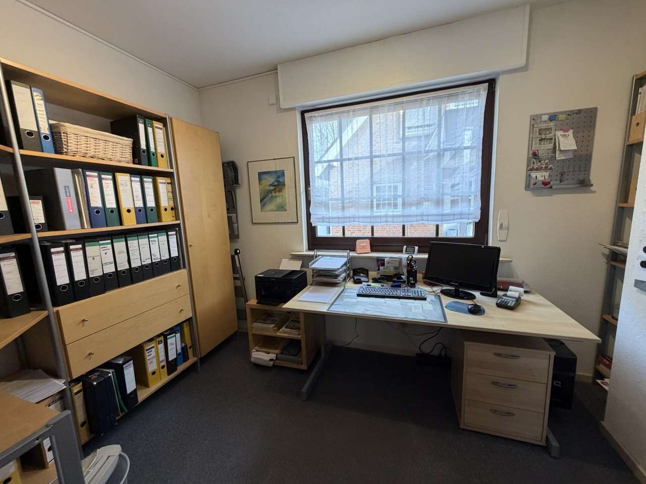 Arbeitszimmer im Erdgeschoss