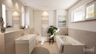 Badezimmer - Neubau eines modernen 6-Familienhauses in naturnahem Wohnumfeld