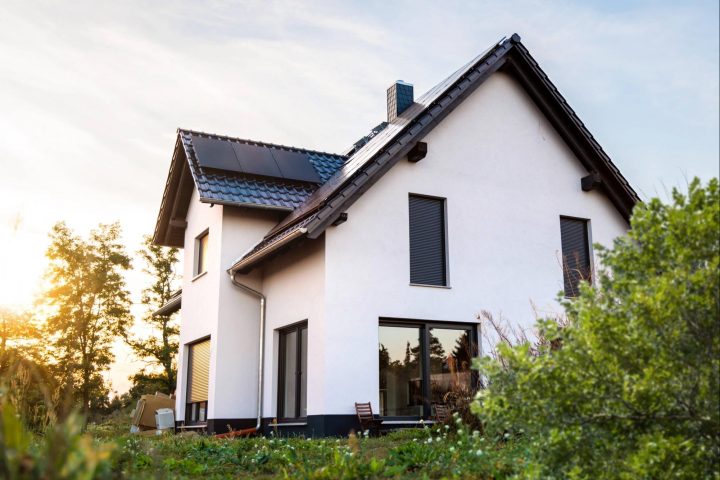 modernes Einfamilienhaus