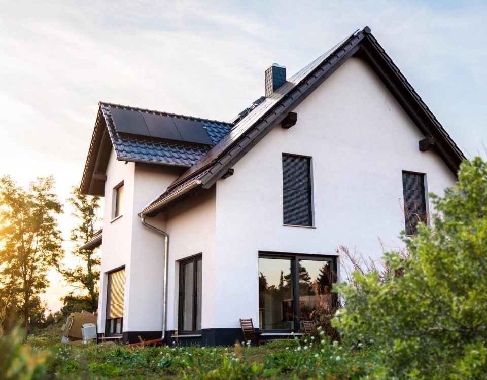 modernes Einfamilienhaus